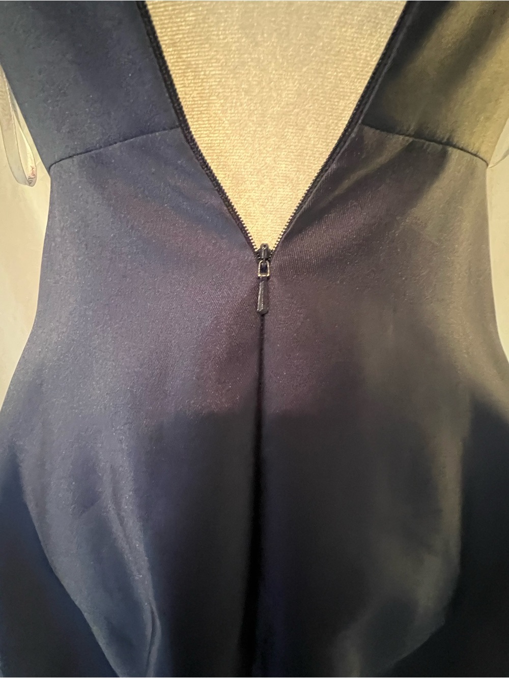 Alfred Sung Dessy Junior Collection Sophia Blue Sleeveless Gown Pleated A-line - Picture 6 of 10